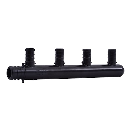 Sharkbite SharkBite 3/4 in. PEX Barb X 1/2 in. D Closed Poly 4 Port Tee UPMPT4C